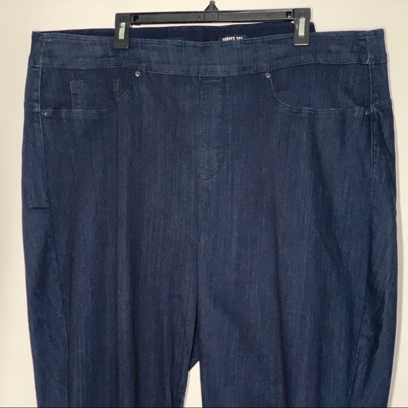 CURVES 360 By NYDJ Sculpt Pull-On Denim Women's Legging - Picture 6 of 15